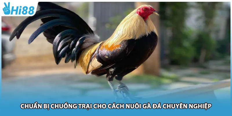 Chuẩn bị chuồng trại cho cách nuôi gà đá chuyên nghiệp