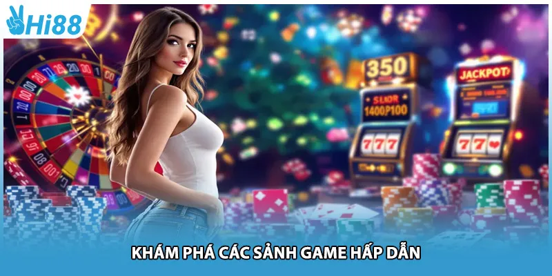 Khám phá các sảnh game hấp dẫn